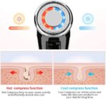 ANLAN 5-in-1 Gesichtsmassagegeraet – EMS, Rot-/Blaulicht, Heat & Cool – Bild 6
