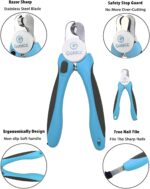 gonicc Profi Krallenschere für Hunde und Katzen mit Nagelfeile, Edelstahl Krallenzange Hohe Qualität Krallenpflege Schneider für Haustiere, Krallenpflege für Kleintiere – Bild 4