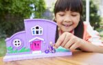 Polly Pocket - Pollys Haus Puppenhaus mit Zubehör, Pollyville Eiswagen Puppen Spielset, Spielzeug ab 4 Jahren – Bild 3