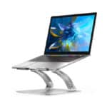 Nulaxy Laptopständer – Höhenverstellbar, Belüftet & Universell für 10–17" Notebooks (Silber)