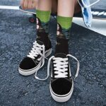 Chalier Cozy  Lustige Kunst Socken Damen Baumwolle Bunte Gemusterte Socken Geschenk für Frauen Einheitsgrösse – Bild 5