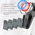 ANLAN 5-in-1 Gesichtsmassagegeraet – EMS, Rot-/Blaulicht, Heat & Cool – Bild 2