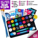 Blue Squid Kinderschminkset – Bunte & UV-Leuchtfarben für Karneval, Halloween & mehr – Bild 2