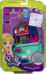 Polly Pocket GCJ86  World Einkaufszentrum Schatulle & Pocket FRY38 - World Flamingo Schwimmring Schatulle Puppen Spielset , Spielzeug ab 4 Jahren – Bild 7