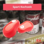 Kitchen Mama One-Touch Elektrischer Dosenöffner: Automatischer Konservenöffner, sichere, glatte Kanten, ergonomisch, handfreundlich, ideal für Menschen mit Arthritis, kompaktes kabelloses Design – Bild 3