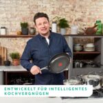 Tefal Jamie Oliver Cook´s Direct On Bratpfanne Induktionsgeeignet | Spülmaschinengeeignet |Langlebige Antihaft-Beschichtung | Thermo-Signal-Technologie | Edelstahl/Schwarz – Bild 5