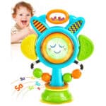 Baby Spielzeug 6 Monate Kleinkindspielzeug & Rassel Beissring Set Baby Spielzeug & Baby Rassel und Sensorische Beissring Ball