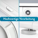 Benkstein® Premium Toilettendeckel antibakteriell weiss - Duroplast Klodeckel mit Quick-Release-Funktion und Softclose Absenkautomatik - Toilettensitz aus rostfreiem Edelstahl abnehmbar WC Sitz – Bild 2