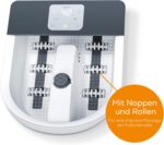 Beurer Fussbad mit Massagefunktion und Wasserheizung, inkl. Pedikürestation und Beleuchtung