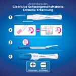 Clearblue Schwangerschaftstest Schnelle Erkennung