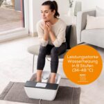 Beurer Fussbad mit Massagefunktion und Wasserheizung, inkl. Pedikürestation und Beleuchtung