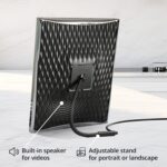 Nixplay 9,7" 2K Digitaler Bilderrahmen mit WiFi, Silber – Fotos & Videos per App teilen
