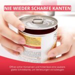 Kitchen Mama One-Touch Elektrischer Dosenöffner: Automatischer Konservenöffner, sichere, glatte Kanten, ergonomisch, handfreundlich, ideal für Menschen mit Arthritis, kompaktes kabelloses Design – Bild 6