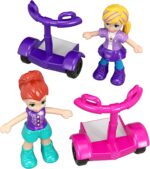 Polly Pocket GCJ86  World Einkaufszentrum Schatulle & Pocket FRY38 - World Flamingo Schwimmring Schatulle Puppen Spielset , Spielzeug ab 4 Jahren – Bild 6