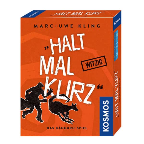 Kosmos 740382, Halt mal kurz, Das Känguru Spiel, Witziges Kartenspiel von Bestsellerautor Marc Uwe Kling, mit exklusiver K?nguru-Story