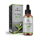 Kanzy Teebaumöl Bio Naturrein 60ml mit Pipette Kaltgepresst Tea Tree Oil für Gesicht, Haut, und Nagel Anti Pickel, Akne Öl, Acne Serum gegen Unreine Haut Ätherische Öle für Diffuser