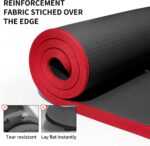Umi - Fitnessmatte Sportmatte Rutschfest Extra-Dick Yogamatte NBR Pilates Mat mit Tragegurt für Yoga Pilates Fitness Gymnastik Training 10mm – Bild 8