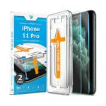 Power Theory Schutzglas für iPhone 11 Pro Schutzfolie, Glas Displayschutz mit Schablone, Displayschutzfolie, Glas Folie mit Anbringhilfe [2 Stück]