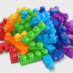 Mega Bloks Bausteine – 60 Stück, ab 1 Jahr, mit Aufbewahrungsbeutel