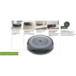 iRobot Roomba i3+ Saugroboter mit Absaugstation | App-Steuerung, 2 Gummibürsten, Haustierfreundlich, Sprachassistent-kompatibel – Bild 9