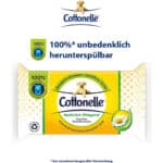 Cottonelle Feuchtes Toilettenpapier, Natürlich Pflegend - Kamille & Aloe Vera, Biologisch Abbaubar, Plastikfrei, Wiederverschliessbar, Vorteilspack – Bild 2