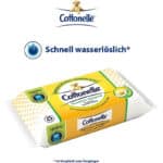 Cottonelle Feuchtes Toilettenpapier, Natürlich Pflegend - Kamille & Aloe Vera, Biologisch Abbaubar, Plastikfrei, Wiederverschliessbar, Vorteilspack – Bild 3