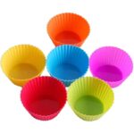 Cupcake-Formen, 24 Stück wiederverwendbare Silikon Backformen Muffin-Formen – Bild 4