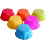 Cupcake-Formen, 24 Stück wiederverwendbare Silikon Backformen Muffin-Formen – Bild 3