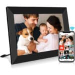 FRAMEO WiFi Digitaler Bilderrahmen, Touchscreen Fotos und Videos können jederzeit und von überall aus