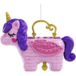 Polly Pocket GVL88 - Einhorn-Party, grosses Spielset mit kleiner Polly und Lila Puppe, +25 Überraschungen,Hüpfburg, Schloss, Schaukel, Schwimmring und mehr, für Kinder ab 4 Jahren