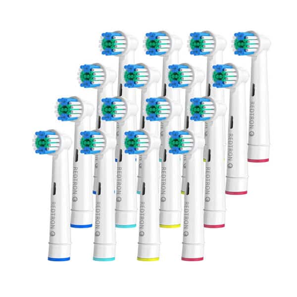 REDTRON Aufsteckbürsten für Oral B 8er & 16er, Elektrische Zahnbürsten Ersatzköpfe für Precision Clean, Zahnbürstenköpfe kompatibel mit Pro1000 Pro3000 Pro5000 Pro7000 und mehr