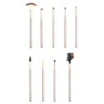 Nestling 18 Stück Professionelle Kosmetik Make-Up Pinsel Werkzeuge Kosmetik Make-Up-Pinsel-Set Mit Roll Up Pu-Leder Tasche, Holzgriff – Bild 7