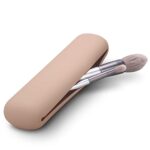 FERYES Reise-Make-up-Pinselhalter, Silikon, trendig und tragbar, Kosmetikpinselhalter, weich und elegant, für Reisen
