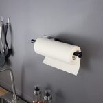 Kegii Küchenrollenhalter ohne Bohren - Küchenpapierhalter Edelstahl Rollenhalter Schwarz Papierrollenhalter für Küche – Bild 6