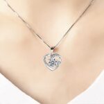 Handgefertigte konservierte Rosen schmuck-Geschenk Box mit Splitter Halskette für sie, Rosen Geschenke für Frauen für Valentinstag, Muttertag, Jahrestag, Geburtstag für Mutter, Schwester, Ehefrau – Bild 6
