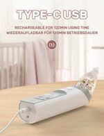 GROWNSY, Nasensauger Baby, Nasensauger Baby Elektrisch, Nasensauger Kinder Staubsauger Säuglinge Wiederaufladbar, Mit 3 SaugstäRken Musik & Licht Beruhigender Funktion Und 3 Grössen Silikon Tipps – Bild 7