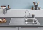 GROHE BauEdge - Einhand-Spültischbetterie (Einlochmontage, Einlochmontage, 360° schwenkbar) – Bild 6