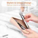 FERYES Reise-Make-up-Pinselhalter, Silikon, trendig und tragbar, Kosmetikpinselhalter, weich und elegant, für Reisen – Bild 5