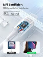 UGREEN Lightning zu Klinke Adapter 3,5 mm Kopfhörer Lightning Aux Adapter Lightning auf Aux Adapter kompatibel mit iPhone 14 14 Pro 13 13 Pro 12 12 Pro 12 Pro Max 12 Mini 11 11 Pro X usw.(Grau) – Bild 4