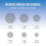Rundbürste haarbürste rund für Frauen & Männer, Rundhaarbürste für Haarstyling wie im Salon, Rundbürsten Nasses & Trockenes Haar, Keramik-Ionen Haarbürste Damen & Haarbürste Herren – Bild 3