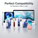 RAVIAD USB Typ C Kabel, USB C Ladekabel  QC 3.0 USB 3.0 Schnelles Aufladen und Synchronisation USB C Kabel Kompatibel für Samsung Galaxy S10/S9/S8, Huawei P30/P20, Sony Xperia XZ, Google, OnePlus – Bild 6