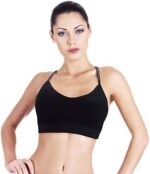 BQTQ 5 Stücke Bralette, V Hals Cami Top BH, Bralette Damen, Schlafen BH, für Frauen, Mädchen – Bild 5