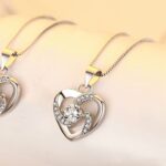 Handgefertigte konservierte Rosen schmuck-Geschenk Box mit Splitter Halskette für sie, Rosen Geschenke für Frauen für Valentinstag, Muttertag, Jahrestag, Geburtstag für Mutter, Schwester, Ehefrau – Bild 3