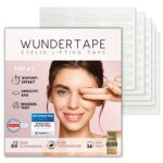 WUNDERTAPE Schlupflider Stripes Schlupflid Tape Streifen zum Augenlid Lifting ohne OP (wasserfest, unsichtbar, 24h halt, eyelid tape) Augenlid stripes unsichtbar