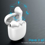 yobola Bluetooth Kopfhörer In Ear, Kopfhörer Kabellos Bluetooth 5.1 HiFi Stereoklang, IPX5 Wasserdicht Kabellose Kopfhörer Touch Control, Wireless Kopfhörer, Eingebautes Mikrofon, für Smartphone – Bild 9