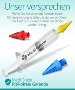 Medi Grade Ohrenreiniger und Ohr Wachs Entferner Spritzen Set mit 3 x Sanften Quad-Stream Ohrenschmalz Entferner, Ohrenschmalzentferner Set für die Ohr Reinigung, Ohrenschmalz Entfernen – Bild 3