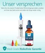 Medi Grade Spritzen, Set mit Olivenöl-Spray und 3 x Sanften Quad-Stream Spitzen, Wiederverwendbare Ohrenschmalz Entferner, Ohr Reinigung von Zuhause aus Ohrenschmalz Entfernen und Besser Hören – Bild 4