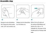 Kegii Küchenrollenhalter ohne Bohren - Küchenpapierhalter Edelstahl Rollenhalter Schwarz Papierrollenhalter für Küche – Bild 9
