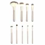 Nestling 18 Stück Professionelle Kosmetik Make-Up Pinsel Werkzeuge Kosmetik Make-Up-Pinsel-Set Mit Roll Up Pu-Leder Tasche, Holzgriff – Bild 6