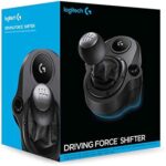 Logitech G Driving Force Schalthebel, 6 Gänge mit H-Schema, Schaltknauf aus Echtleder & Stahl, Integrierte Befestigungsklammern, Kompatibel mit Driving Force Rennlenkrädern G29, G920 & G923 – Bild 4